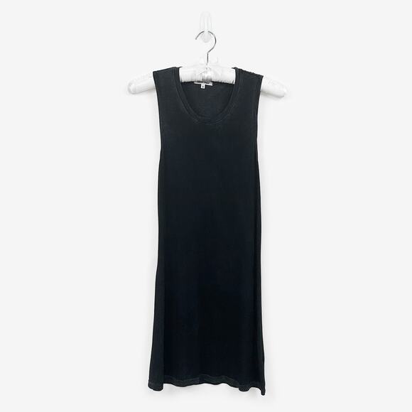 Cotton Citizen Tank Mini Dress Size S Black Supima Cotton Blend Minimal Lounge - Picture 1 of 4